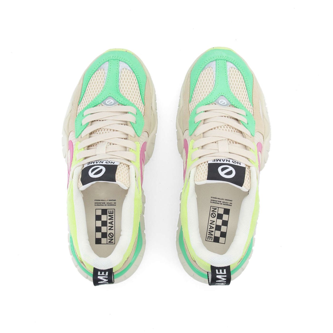 KRAZEE RUNNER W - SUEDE/MESH/SUED - VERT/BLANC CASSE